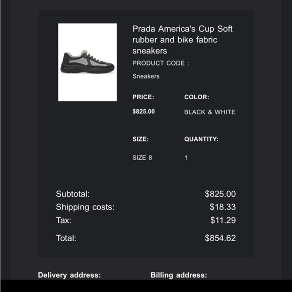 Prada shoes , size 8 , worn once - Picture 13 of 13